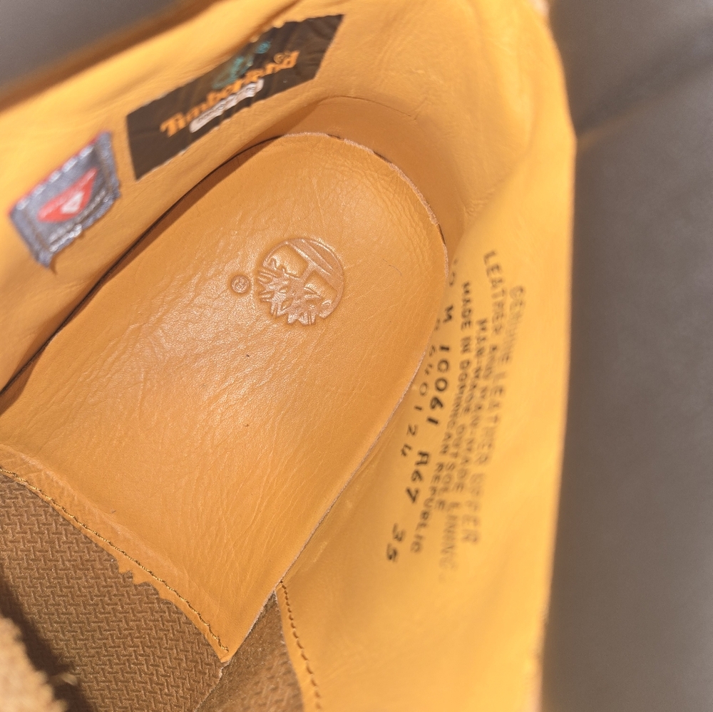 Men's Timberland Premium 6" Waterproof Boot Wheat size 10 - Picture 7 of 10